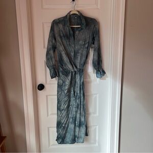 Young Fabulous & Broke Blue Maxi Dress, “Marionne”